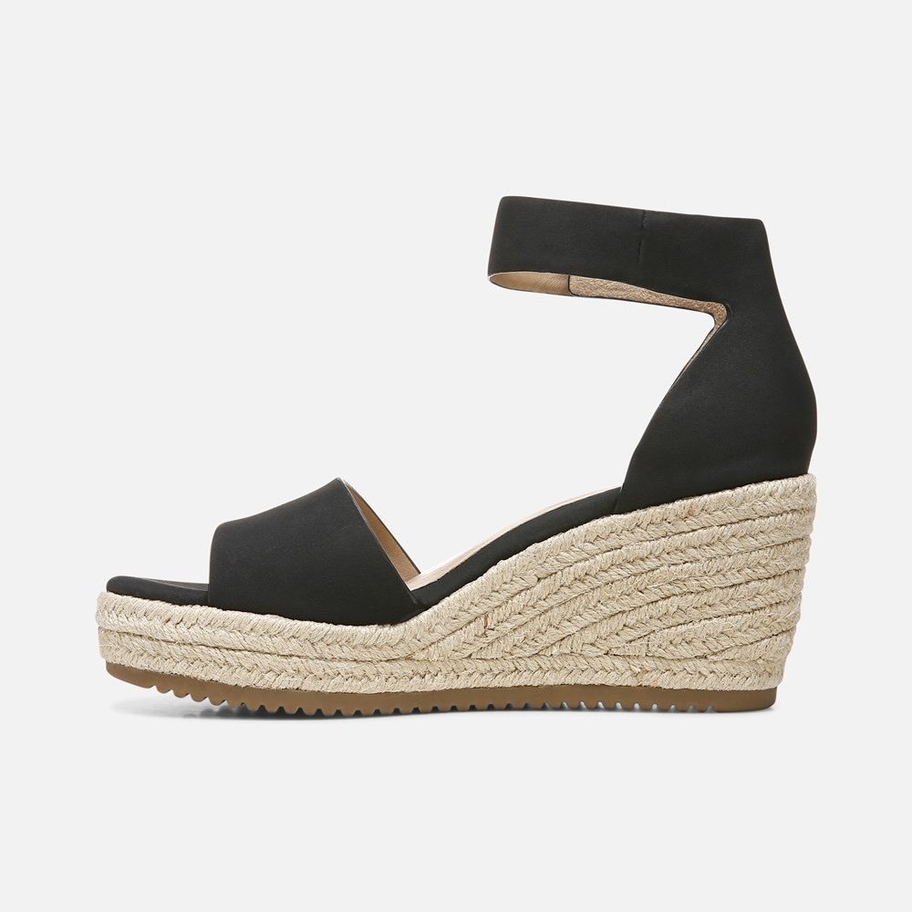SOUL Naturalizer Women's Black Oakley Wedge Sandals Size 8.5M NIB - Picture 11 of 14